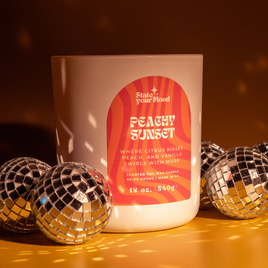 Peachy Sunset Candle