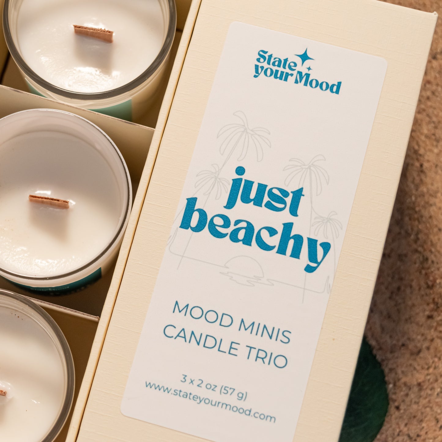 Just Beachy - Mood Minis Candle Trio