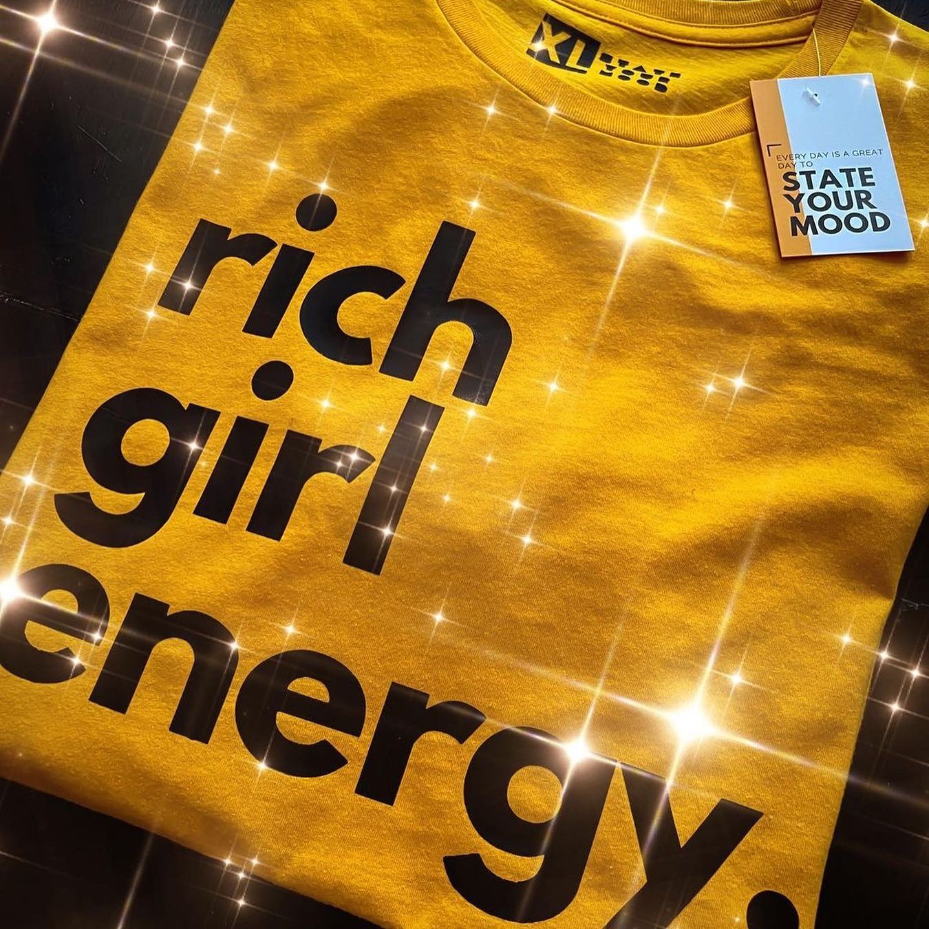 rich girl energy t-shirt