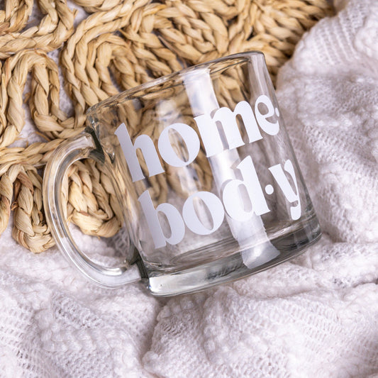Homebody Glass Mug