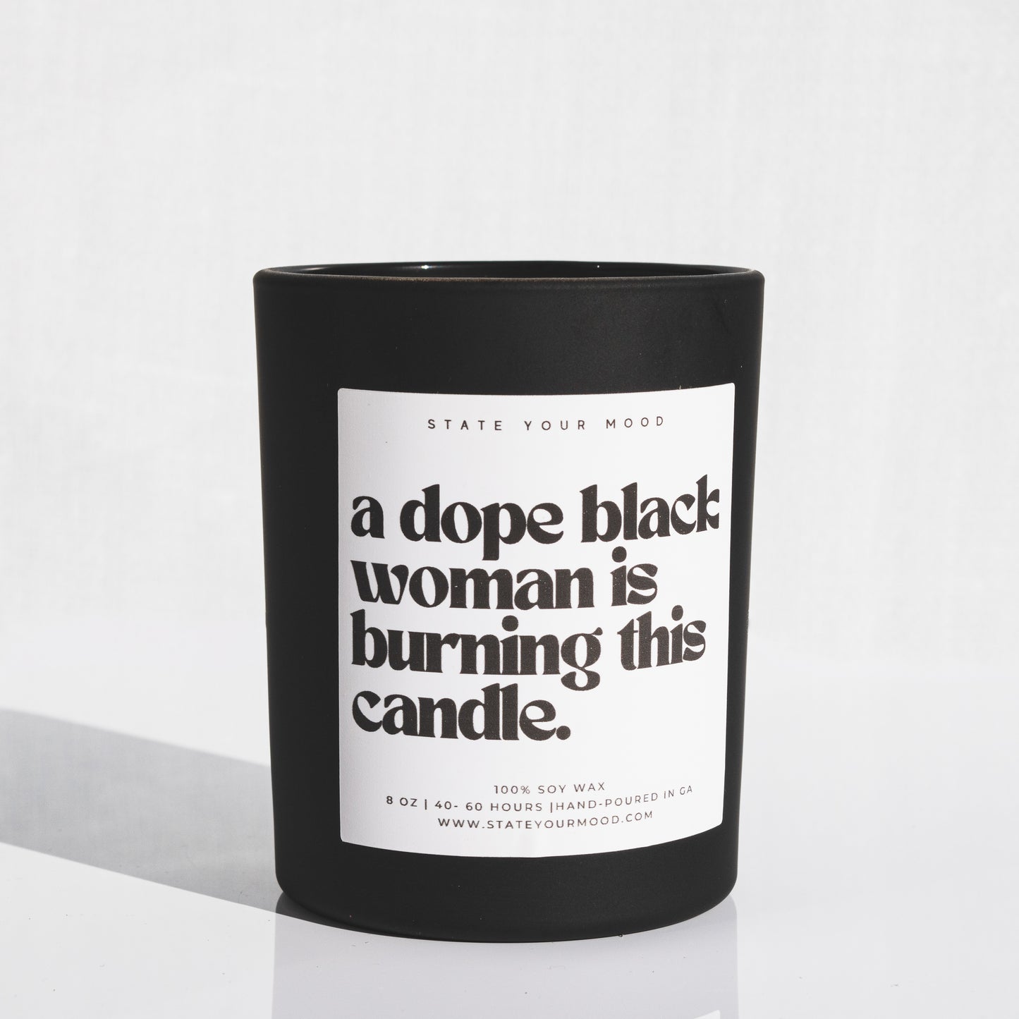 dope black woman candle