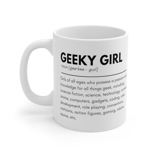 Meaning Of A Geeky Girl Mug