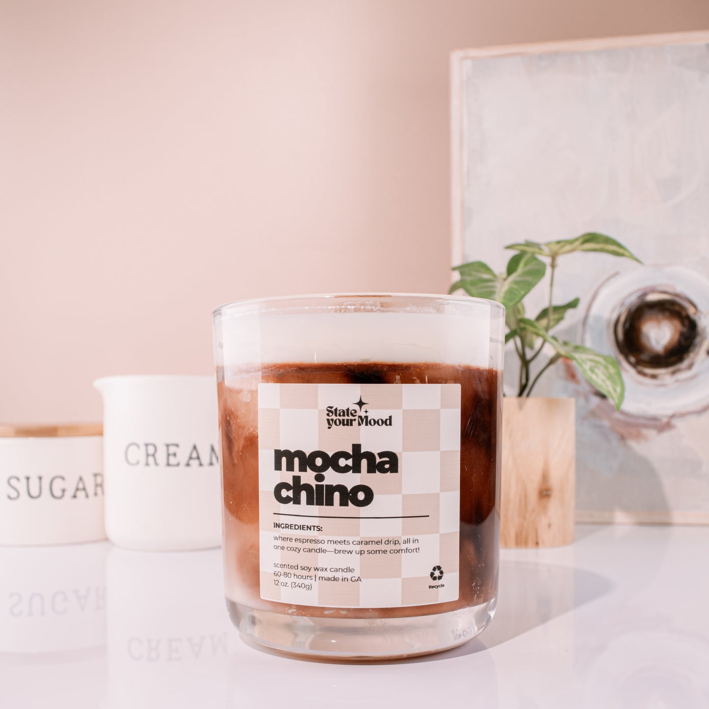 mocha chino candle
