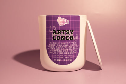 artsy loner candle