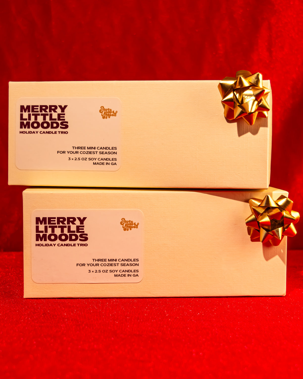 merry little moods trio | Holiday Candle Gift Set