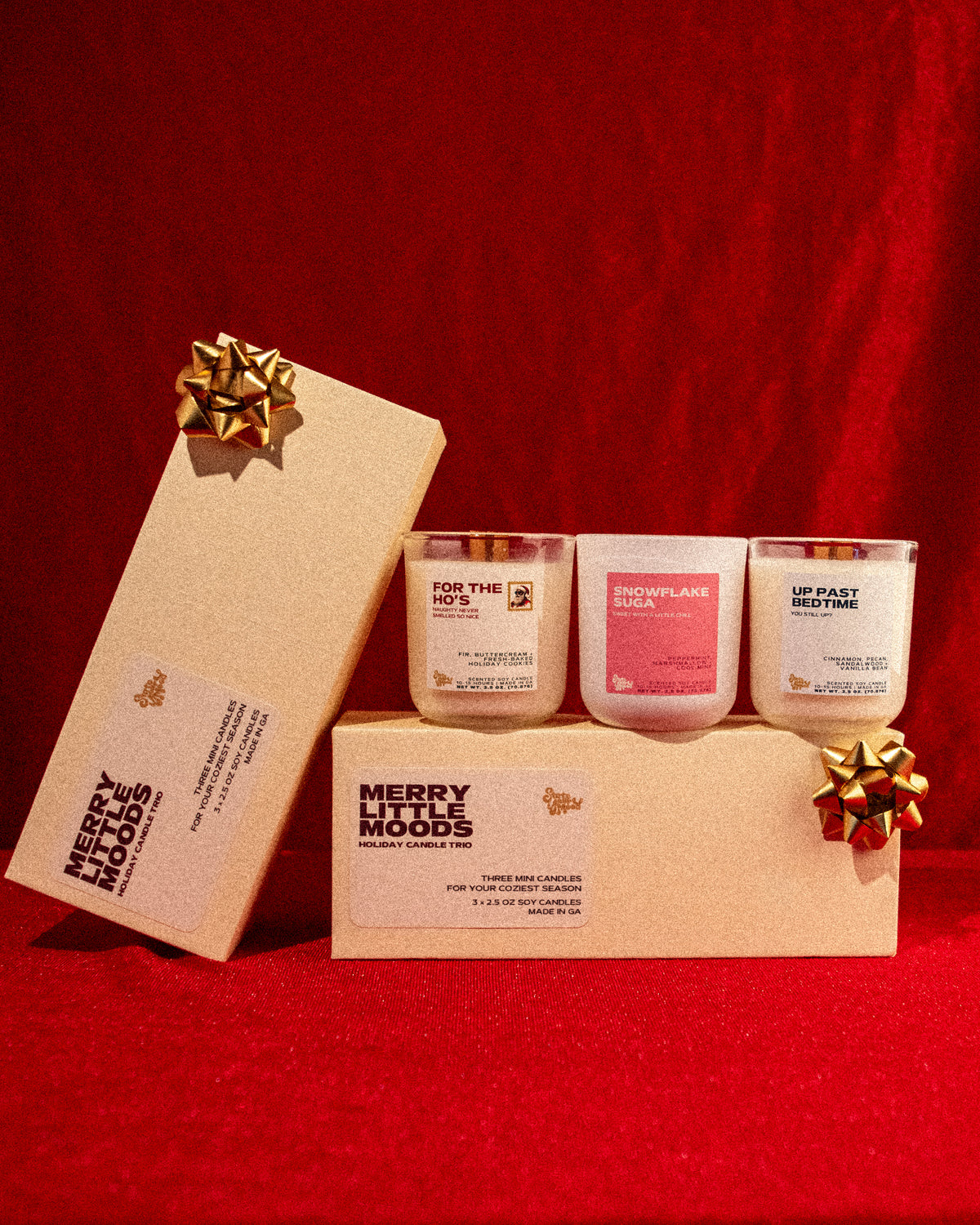 merry little moods trio | Holiday Candle Gift Set
