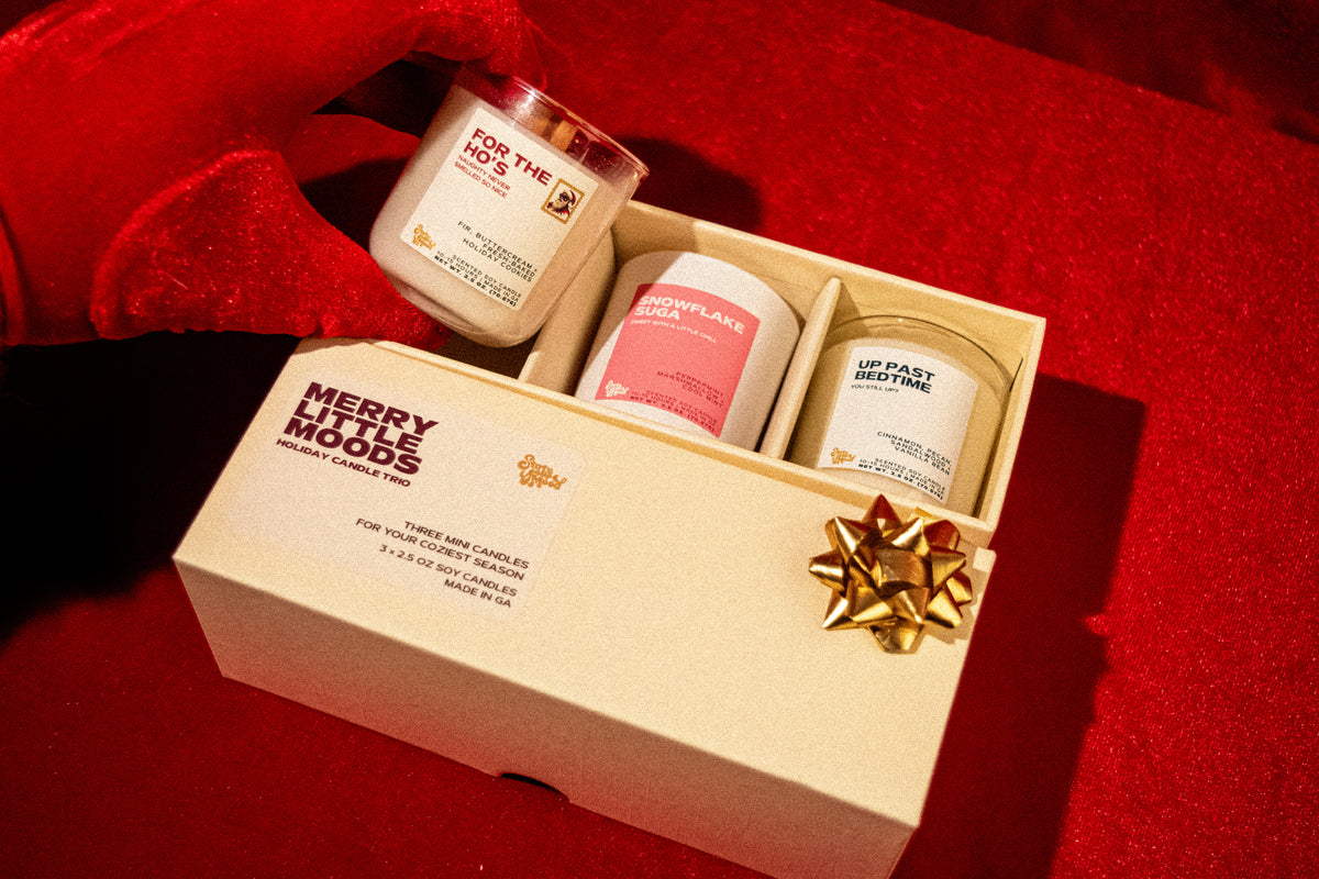 merry little moods trio | Holiday Candle Gift Set