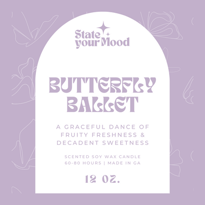 Butterfly Ballet Candle