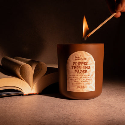 New Look! Flippin' Thru the Pages Candle