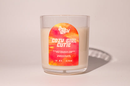 cozy girl cutie candle
