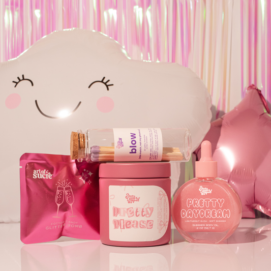 vybe setters club box – seasonal candle + self-care