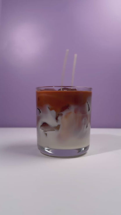 mocha chino candle