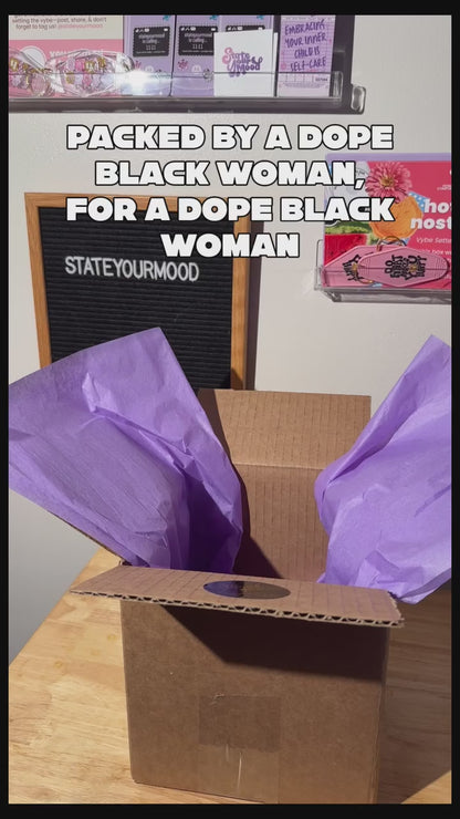 dope black woman candle
