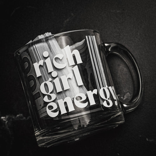 rich girl energy mug