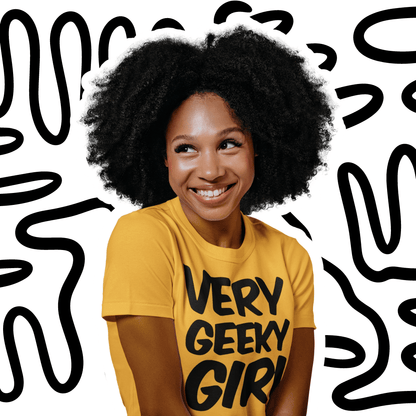 very geeky girl t-shirt