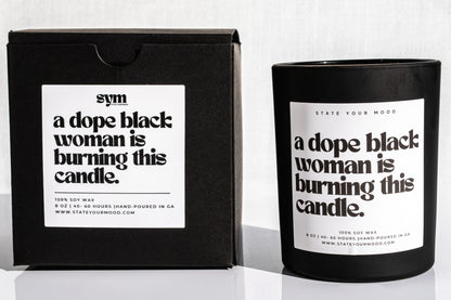 Dope Black Woman Candle