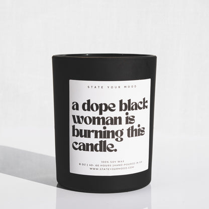 Dope Black Woman Candle