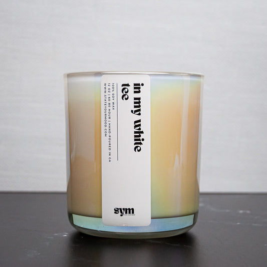 In My White Tee Candle